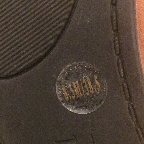 Lucky Brand Emmie Brown Leather Stretch Side Ballet Flats - Picture 14 of 16